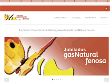 Tablet Screenshot of jubiladosgasnaturalfenosa.com